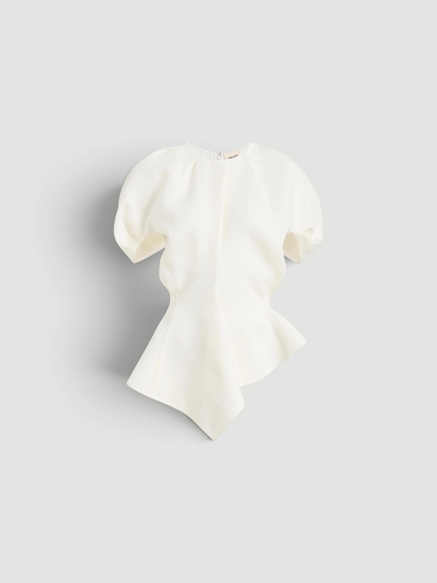 Khaite Rumi Top in natural. Styled by Sharon Lombardo for FDV Concierge.