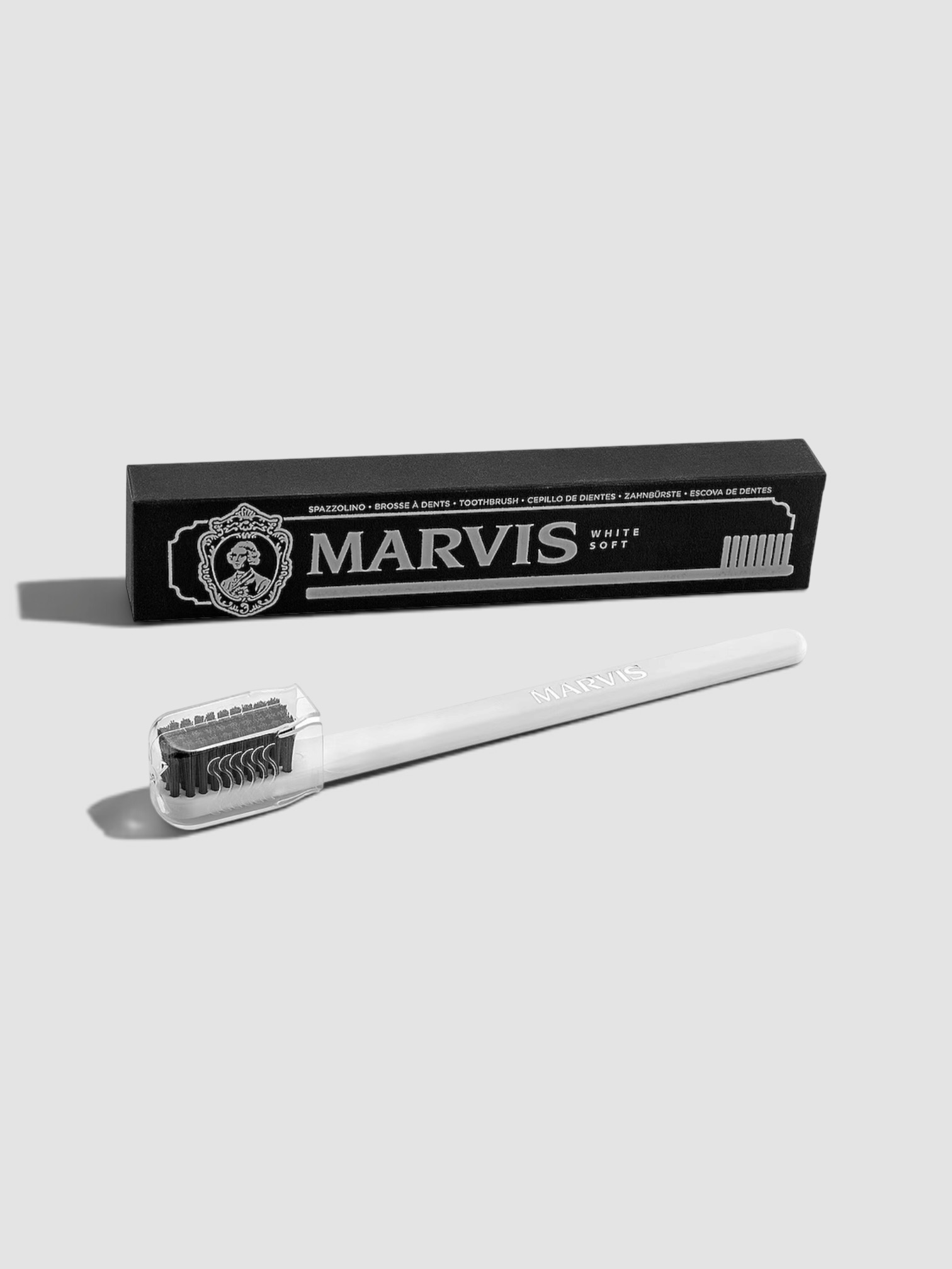 Marvis Toothbrush in white.