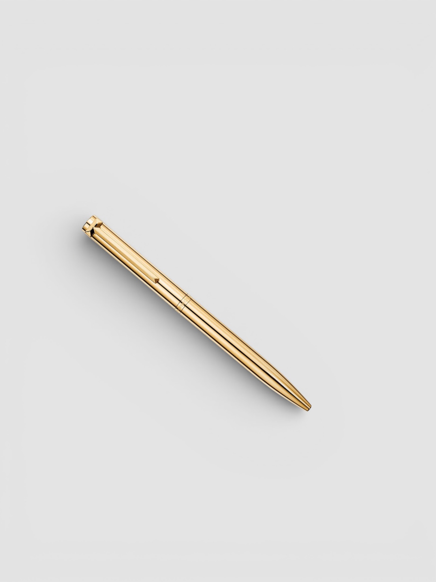 Tiffany & Co. Exclusive T Gold Vermeil Ballpoint Pen in gold.